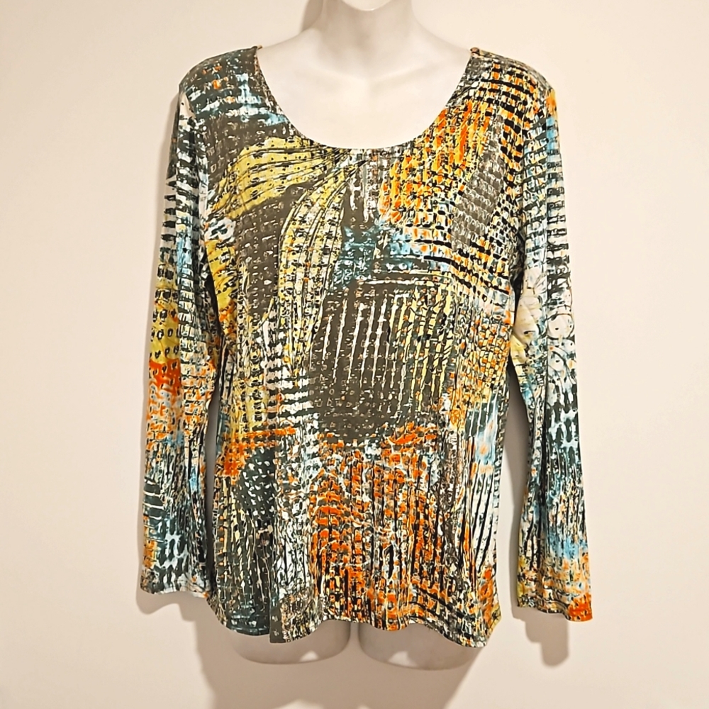 Static abstract pattern size Medium Large Peck and Peck